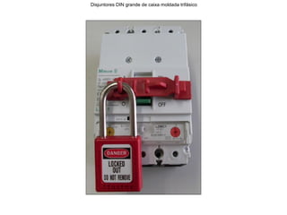 Disjuntores DIN grande de caixa moldada trifásico
 
