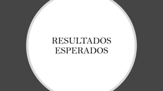 RESULTADOS
ESPERADOS
 