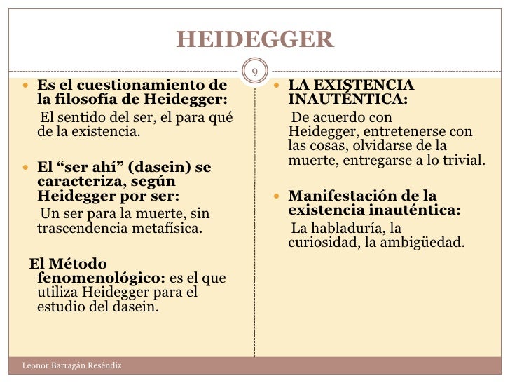 La Caida Y Salvacion Del Dasein De Heidegger es.slideshare.net