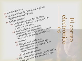 
Elcorreo
electrónico
 
