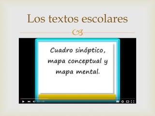 
Los textos escolares
 