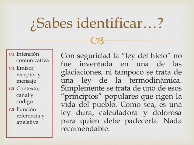 Bloque I y II Redacción y clasificación de los textos