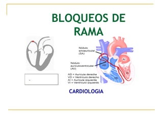 CARDIOLOGIA BLOQUEOS DE RAMA 