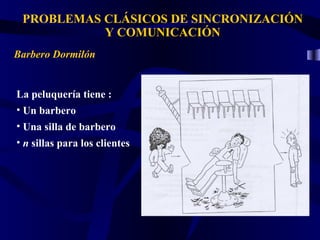 Barbero Dormilón ,[object Object],[object Object],[object Object],[object Object],PROBLEMAS CLÁSICOS DE SINCRONIZACIÓN Y COMUNICACIÓN 