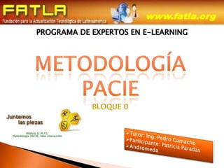 PROGRAMA DE EXPERTOS EN E-LEARNING
 