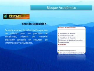 Sección de Construcción