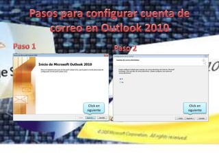 Click en
siguiente
Click en
siguiente