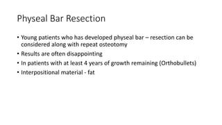 Bar Resection blount disease pptx | PPTX