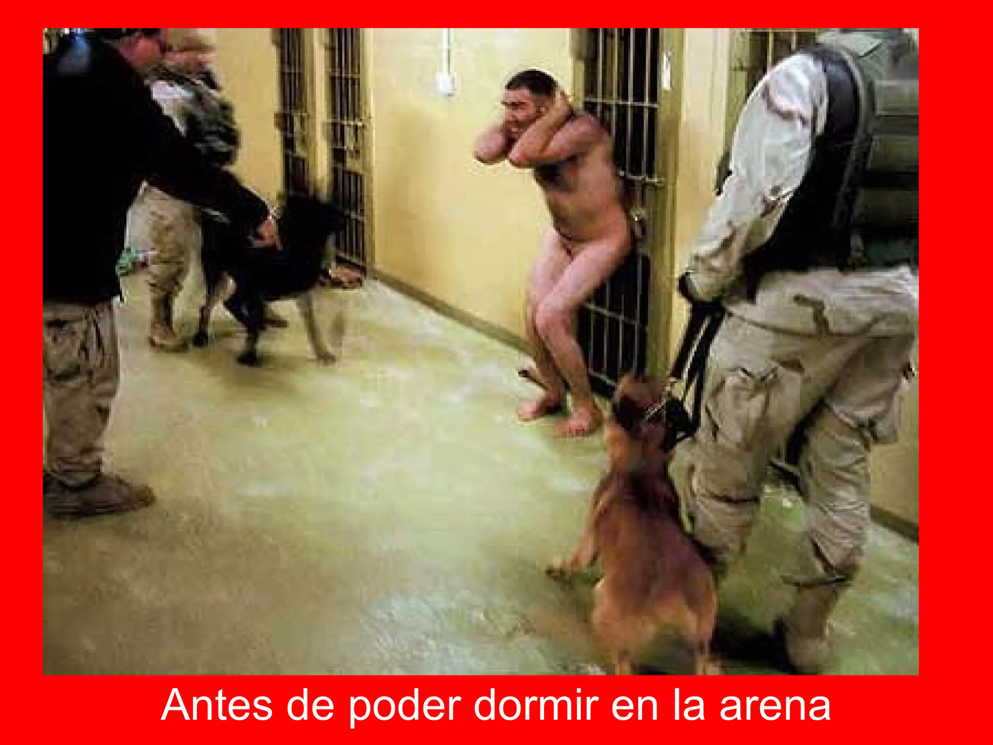 Antes de poder dormir en la arena 