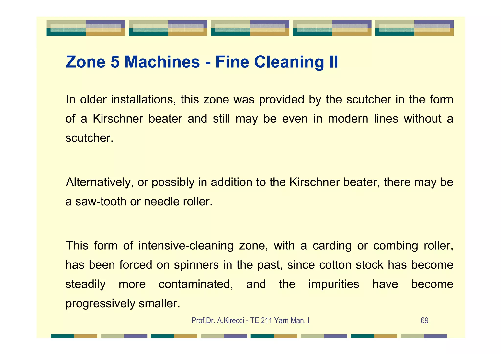 Blowroom | PDF