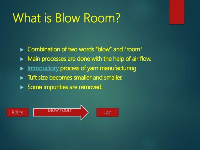 Control Of Blow Room By Rieter