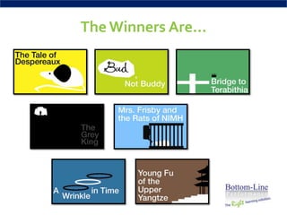 The Winners Are…
 