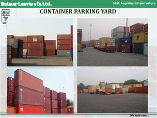 SBU: Logistics Infrastructure
We take care…
16
CONTAINER PARKING YARD
 