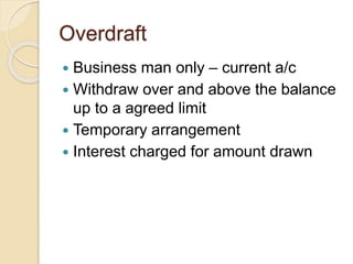 ppt on loans and advances | PPTX