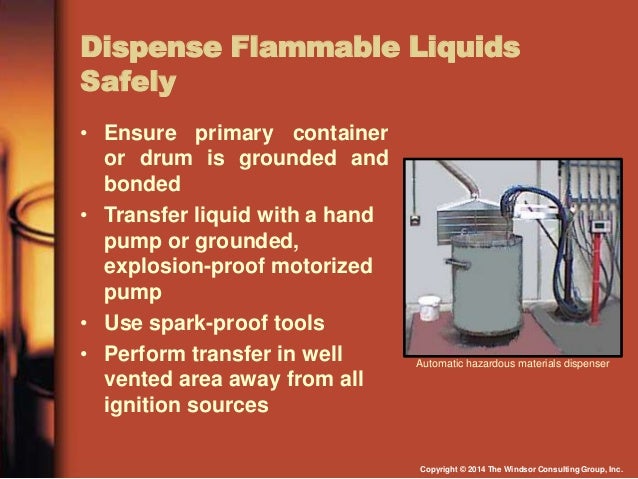Osha Compliance With Flammable And Combustible Liquids