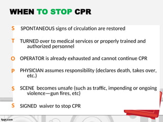 BASIC LIFE SUPPORT POWERPOINT PRESENTATION | PPT
