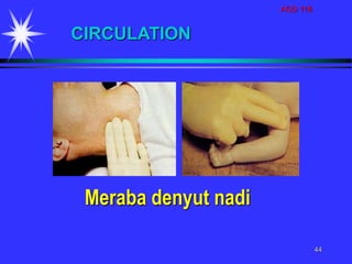 AGD 118
44
Meraba denyut nadi
CIRCULATION
 