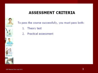ASP Medical Clinic/ sept 2012ASP Medical Clinic/ sept 2012 3
 