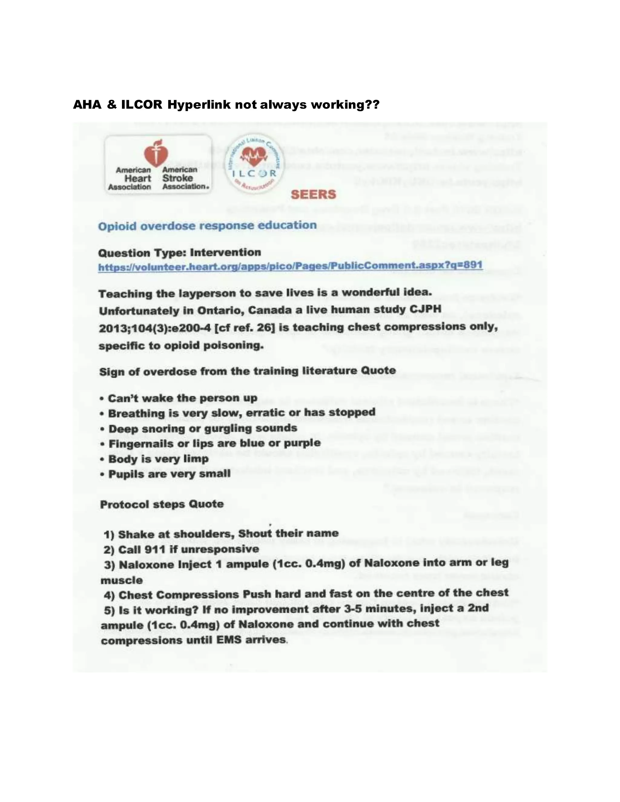 2015 AHA & ILCOR CPR guidelines BLS 891 | PDF
