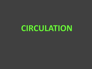CIRCULATION
 