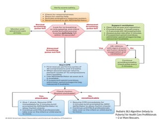 08/05/2026 15
Pediatric BLS Algorithm (Infants to
Puberty) for Health Care Professionals
—2 or More Rescuers.
 