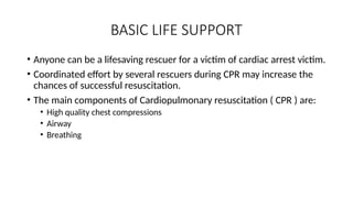 BLS – Basic Life Support ppt for nursing | PPTX