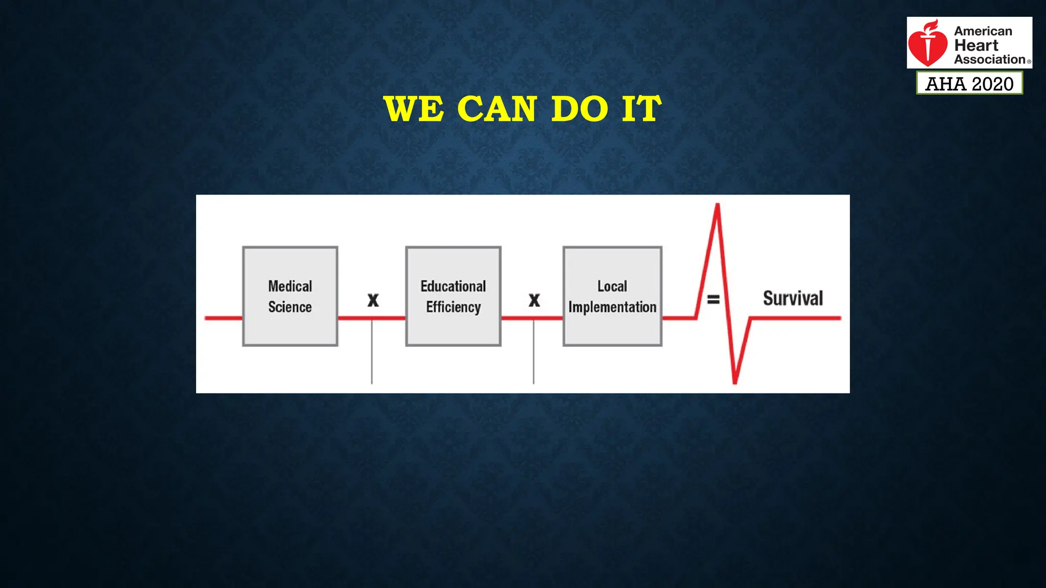 WE CAN DO IT
AHA 2020
 