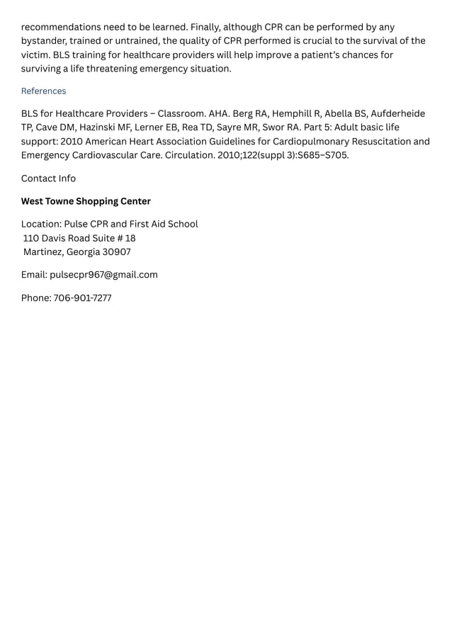 BLS Certification Augusta GA Get Certified Near You PDF Free Download BLS Certification Augusta GA Get Certified Near You PDF Free Download