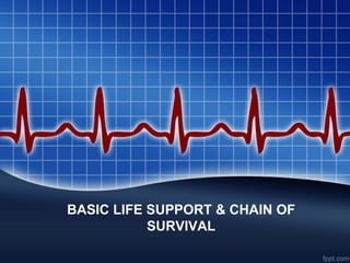 BASIC LIFE SUPPORT & CHAIN OF
           SURVIVAL
 