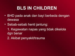Bls Anak BLSfoer docors and healthprovider copy.ppt
