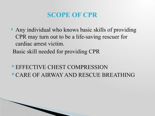 BASIC LIFE SAVING POWER POINT PRESENTATION | PPTX