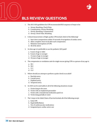 Bls Basic Question Bls handbook | PDF