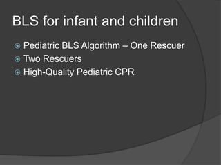 2 Rescuer Prediactric Algorithm BLS PRESENTATION 11.4.23 TRAINING.pptx