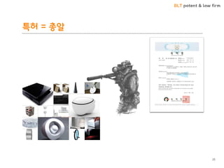 BLT patent & law firm 
특허 = 총알 
25  