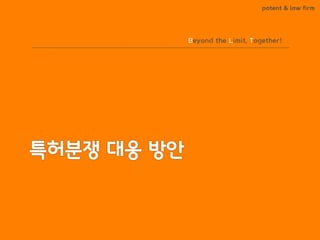 BLT patent & law firm 
Beyond the Limit, Together!  