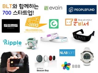 BLT patent & law firm 3
BLT와 함께하는
700 스타트업!
 