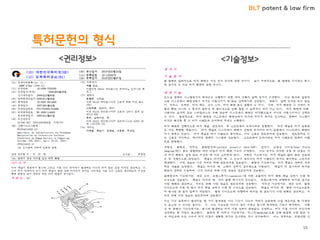 BLT patent & law firm
특허문헌의 형식
55
<권리정보> <기술정보>
 
