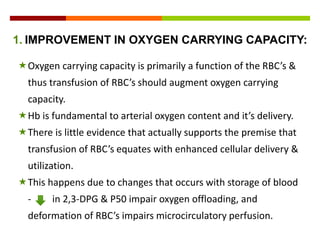 Blood transfusion and complications | PPTX
