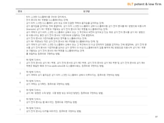 BLT patent & law firm
바운스백 특허
87
 