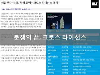 분쟁의 끝, 크로스 라이선스
 
