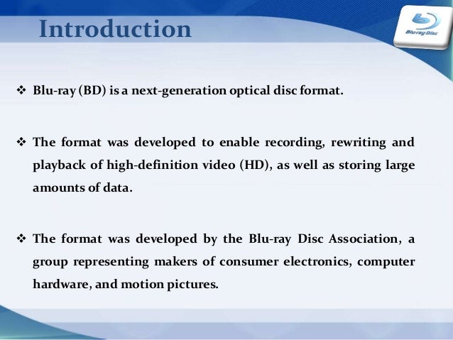 blu ray disc blue ray disc format