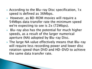 Blu Ray Disc Technology | PPTX