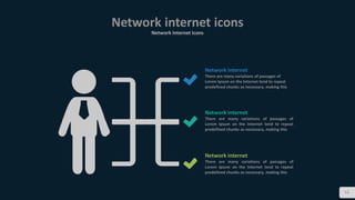 Network internet icons
Network internet icons
52
Network internet
There are many variations of passages of
Lorem Ipsum on the Internet tend to repeat
predefined chunks as necessary, making this
Network internet
There are many variations of passages of
Lorem Ipsum on the Internet tend to repeat
predefined chunks as necessary, making this
Network internet
There are many variations of passages of
Lorem Ipsum on the Internet tend to repeat
predefined chunks as necessary, making this
 