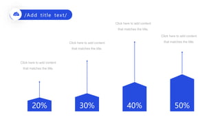 20% 30% 40% 50%
Click here to add content
that matches the title.
Click here to add content
that matches the title.
Click here to add content
that matches the title.
Click here to add content
that matches the title.
/Add title text/
 