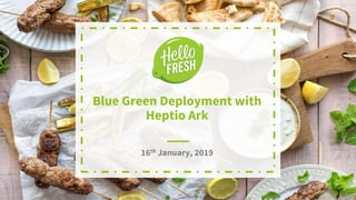 Blue Green Deployment with
Heptio Ark
16th January, 2019
 