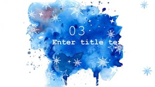 感谢您下载包图网平台上提供的PPT作品，为了您和包图网以及原创作者的利益，请勿复制、传播、销售，否则将承担法律责任！包图网将对作品进行维权，按照传播下载次数进行十倍的索取赔偿！
ibaotu.com
03
Enter title text
 