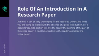 Best Tips On How To Write An Introduction In A Research Paper | PPT