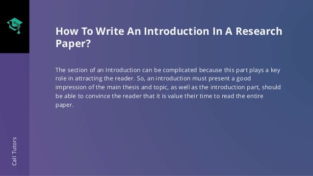 Best Tips On How To Write An Introduction In A Research Paper