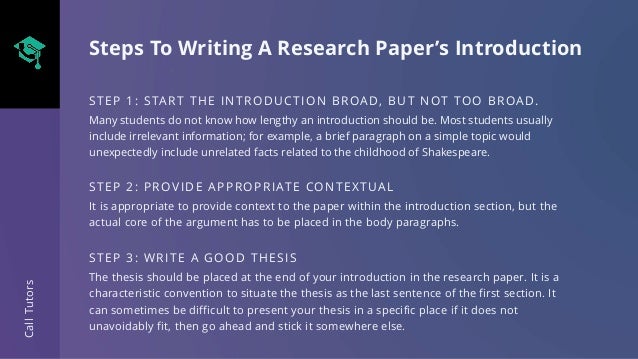 Best Tips On How To Write An Introduction In A Research Paper