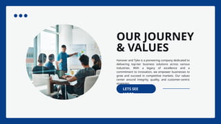 Blue and White Modern Clean Minimalist Corporate Company Profile ...